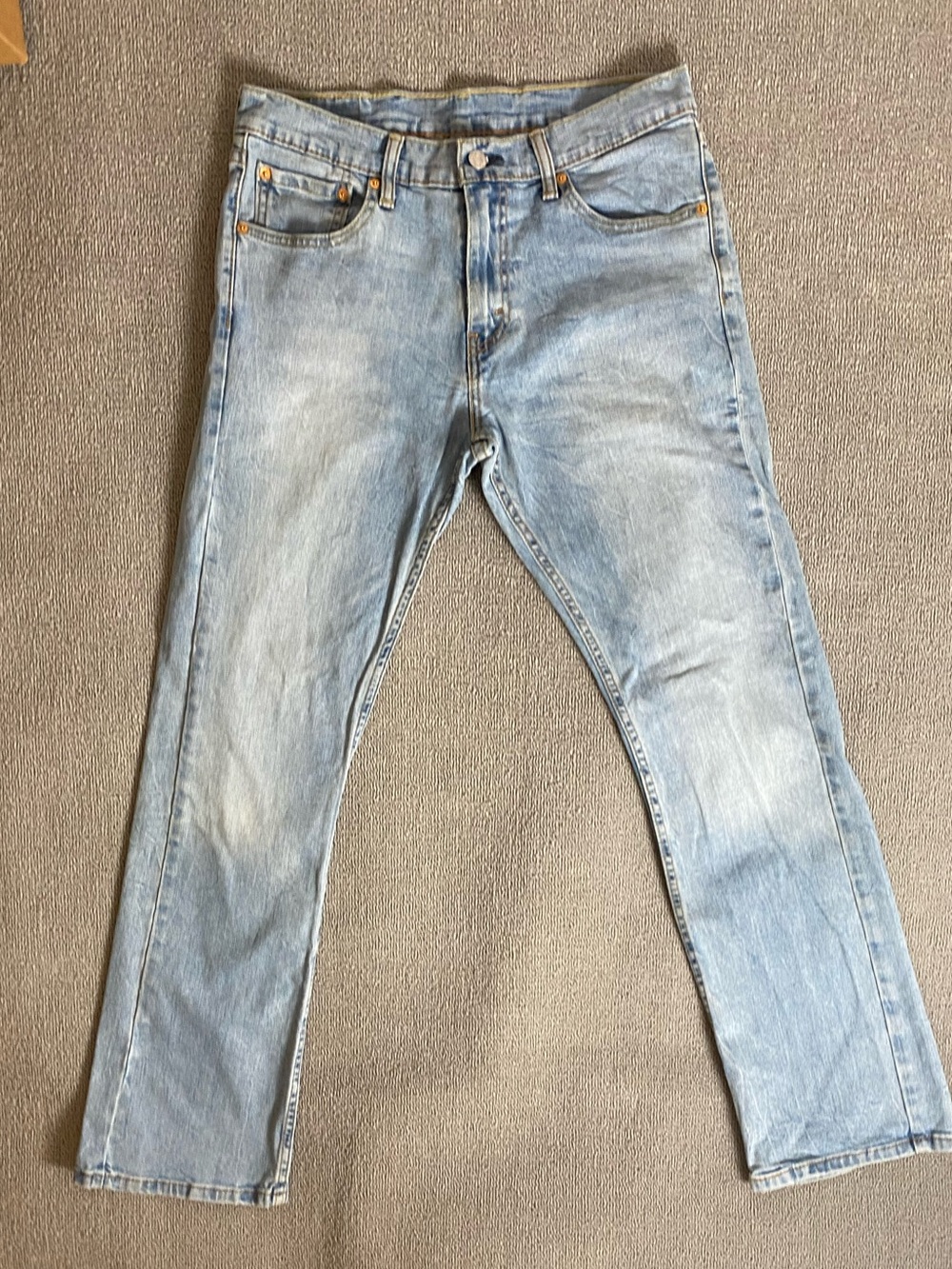 Levi's 527 Men’s Light Wash Denim Slim Bootcut Jeans